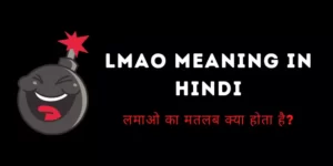Lmao Meaning in Hindi